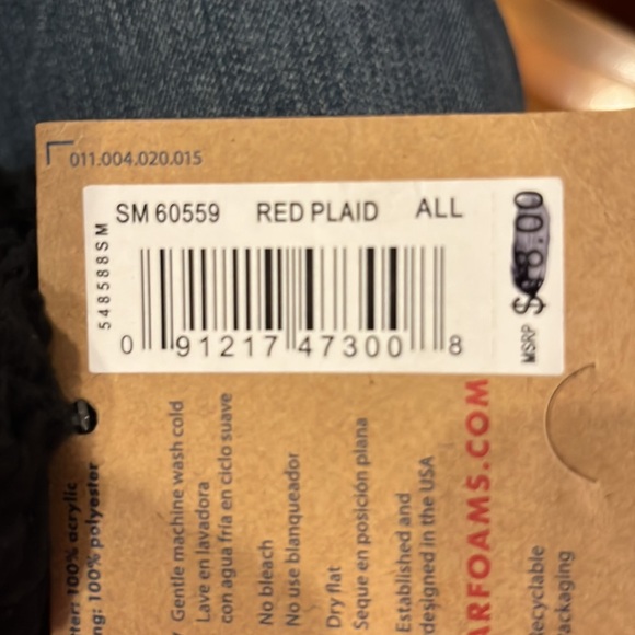 NWT Dearfoams Socks Women DF Slipper Socks DF No Sweat One Size Slip Resistant - Picture 5 of 5